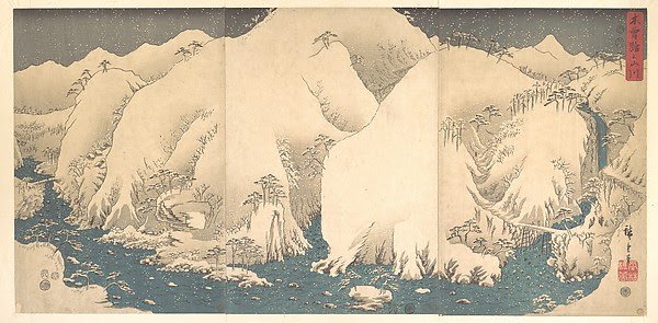 The Kiso Mountain in Snow
