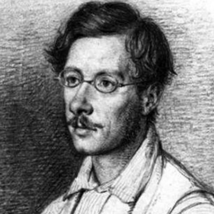 Portrait by Wilhelm Marstrand Edward Lear